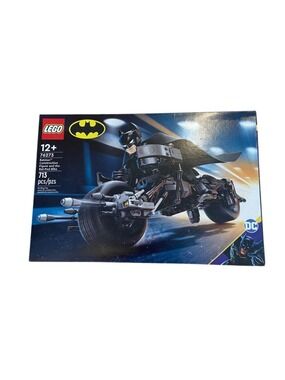 LEGO Batman Construction Figure & Bat-Pod Bike Set 76273 713 Pcs Ages 12+  Iconi